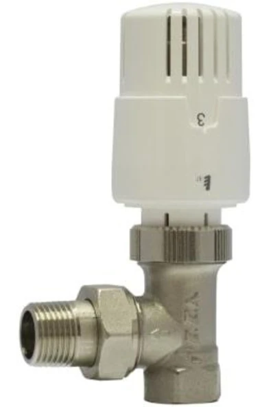 Eca 1/2" TRV4 Termostatik Köşe Radyatör Valfi 602120755 ürün görseli