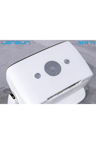 LENSUN NEW 15 Taşınabilir Android Projeksiyon Dahili Hoparlör Ve Wifi Akıllı Sinema Projektör - Resim 5