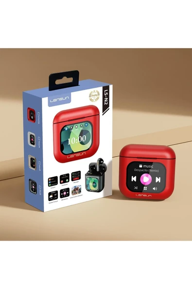 LENSUN Ekranlı Kulaklık Amoled Ekran Arama Özelliği Aktiftir - Resim 4