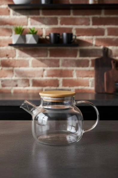 Bambum Taric - Cam Demlik 800ml - Resim 2