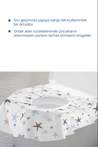 Babyjem 924 Atılabilir Klozet Örtüsü 30 Adet - Resim 3