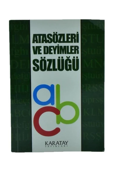 Karatay Yayınları Atasözleri Deyimler Sözlüğü Karton Kapaklı - Resim 2