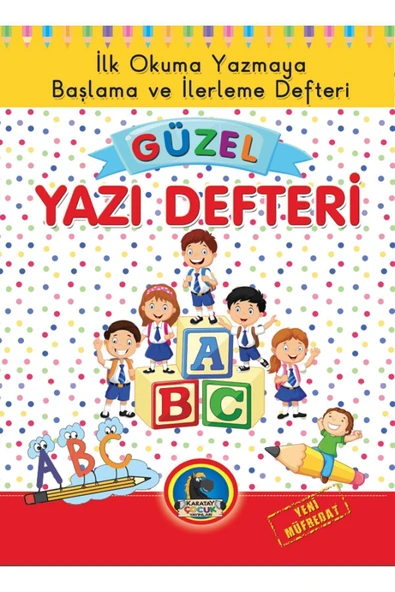 Karatay Yayınları 2024 Yeni Satır Aralıklarına Uygun Standart Yazı Defteri 48 Sayfa Büyük Ve Küçük Harf Örnekli ürün görseli 1