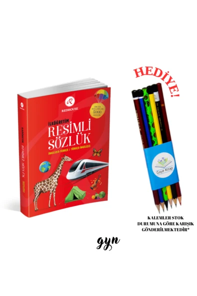 Redhouse Kidz Yayınları İlköğretim Resimli Sözlük İngilizce-Türkçe/Türkçe-İngilizce KALEM SETİ HEDİYELİ! ürün görseli 1