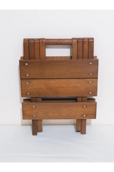 ARMES EV CONCEPT Açılır Kapanır Ahşap Tabure 35 cm | Şık ve Dayanıklı - Resim 3