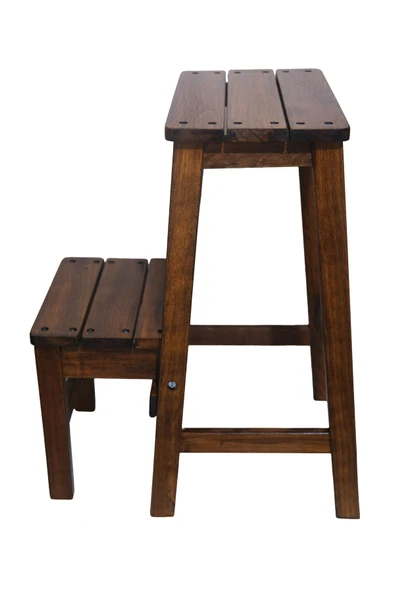 ARMES EV CONCEPT Ahşap Merdiven Tabure – 2 Basamaklı - Sağlam, Şık ve El Yapımı - Resim 6