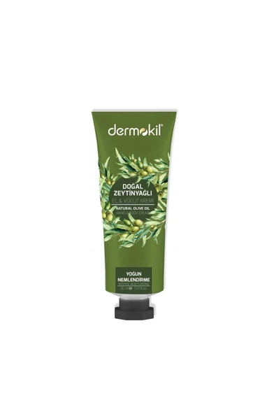 Dermokil 5'li set Kenevir Tohumu+Mango+Kiraz+Avakado+Zeytinyağlı Yağlı El ve Vücut Kremi 30 ml - Resim 3