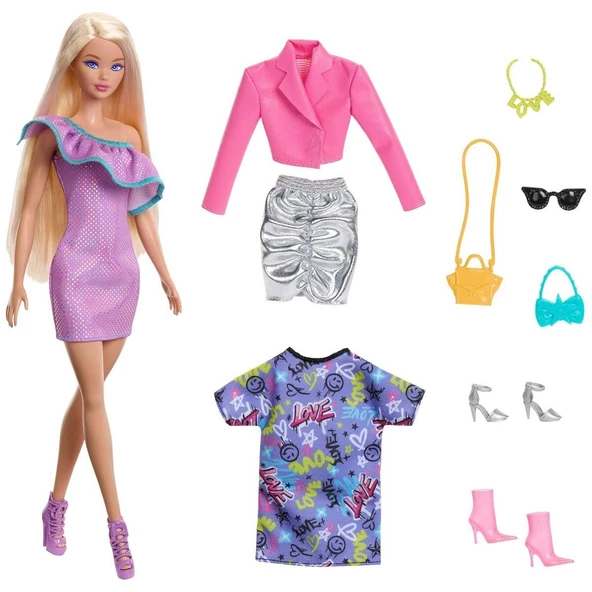 HYT61 Barbie Kıyafetleri ve Akseasuarları - Resim 2