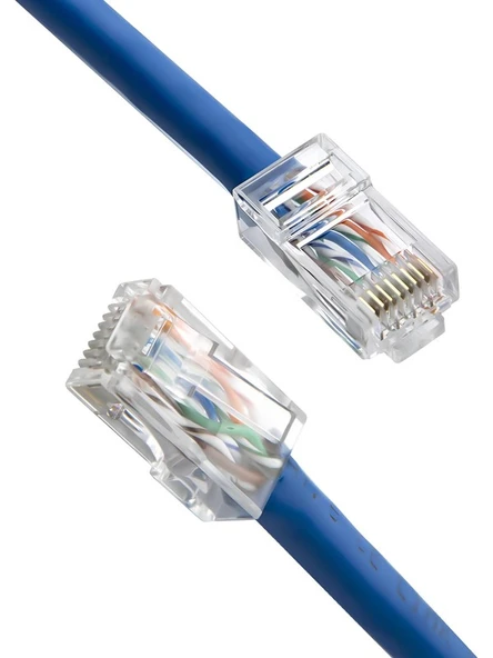 Ez RJ45 Cat6 Yeni Nesil Delikli Jack Konnektör (10 Adet) - Resim 5