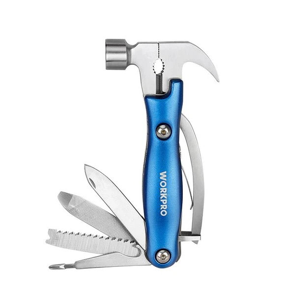 WORKPRO WP382018 12 IN 1 Çok Fonksiyonlu Profesyonel Çekiçli Pense Seti - Resim 2