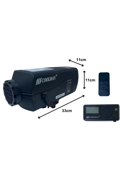 Cool man Webasto Tipi Eko Paket Dizel Isıtıcı 2.8 kW (12-24V) - Resim 3