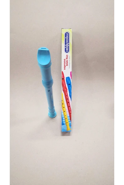 Helvacıoğlu Melodika Soprano Blok Flüt Mavi - Resim 5