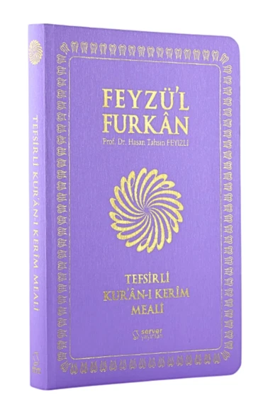 Server Yayınları Feyzü'l Furkân Tefsirli Kur'an-ı Kerim Meali Lila (ORTA BOY-SADECE MEAL-İNCE CİLT) ürün görseli 1
