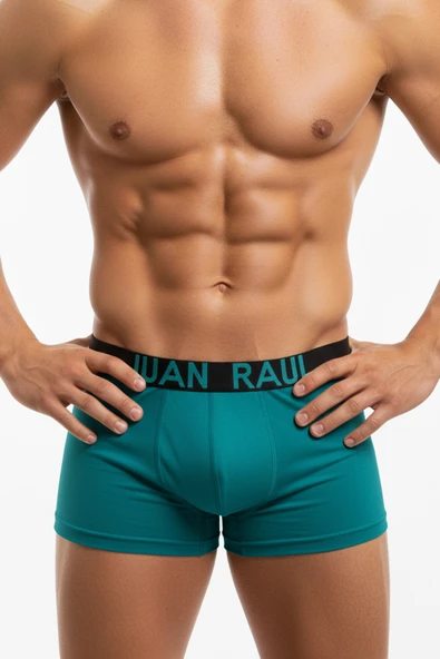 DeepSEA Erkek Pamuklu Boxer Seti – Esnek, Nefes Alan Cilt Dostu 4'lü Boxer 2603123 - Resim 3