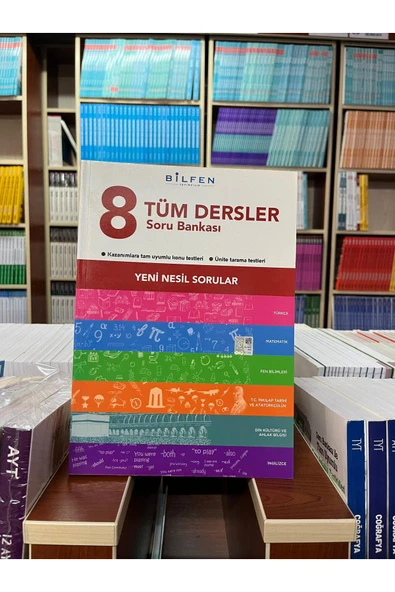 Bilfen Yayıncılık 8. Sınıf Tüm Dersler Soru Bankası ürün görseli 1