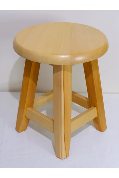 ARMES EV CONCEPT Ahşap Tabure (35 CM) – Şık Ve Dayanıklı - Resim 3