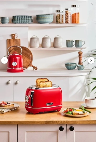 Karaca Vıntage Craft Ekmek Kızartma Makinesi Red ürün görseli
