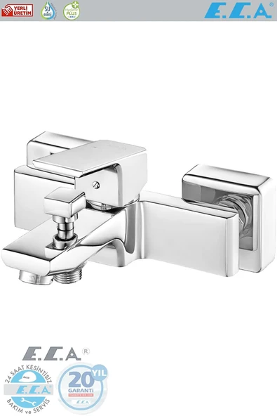 Eca E.c.a Tiera Banyo Duş Bataryası Krom Banyo Bataryası 102102469 ( 20 Yıl Garantili ) - Resim 2
