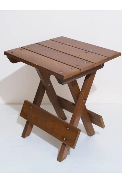 ARMES EV CONCEPT Açılır Kapanır Ahşap Tabure 35 cm | Şık ve Dayanıklı - Resim 4