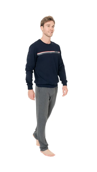 Us Polo Erkek Uzun Kol Pijama Takım 18925 ürün görseli 1