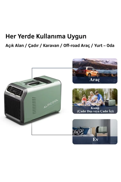 Cool man Taşınabilir Sıcak Soğuk Özellikli Portatif Klima (5100 BTU) - Resim 2