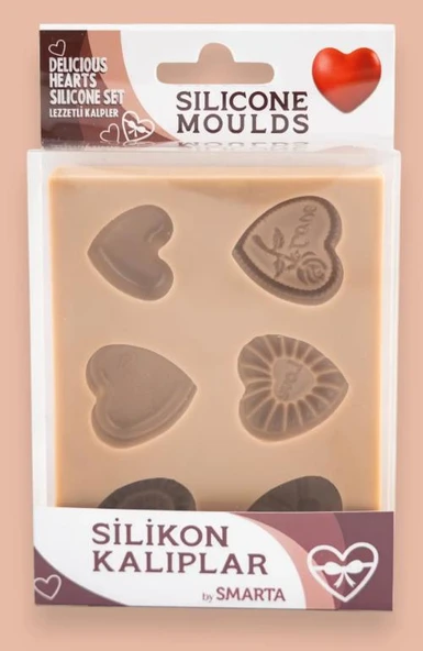 Smarta Silikon Kalıp - Lezzetli Kalpler ürün görseli