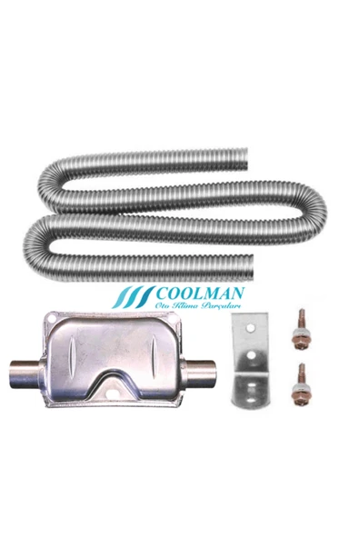 Cool man Webasto Tipi Egzoz Borusu ve Susturucu Seti ürün görseli 1