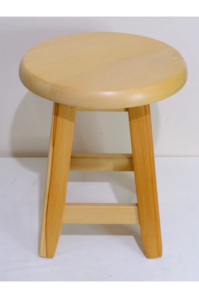 ARMES EV CONCEPT Ahşap Tabure (35 CM) – Şık Ve Dayanıklı - Resim 5