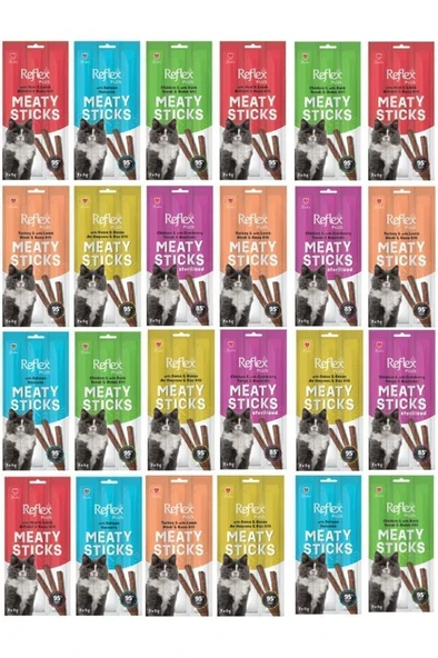 Reflex Meaty Sticks Kedi Ödül Çubuğu 3x5 gr 24 Paket ürün görseli