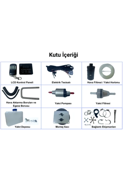 Cool man Webasto Tipi Dizel Isıtıcı 1.3 kW (12-24V) - Resim 2