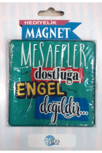 KESKİN COLOR Türkçe Özlü Sözler Damla Magnet ürün görseli 1