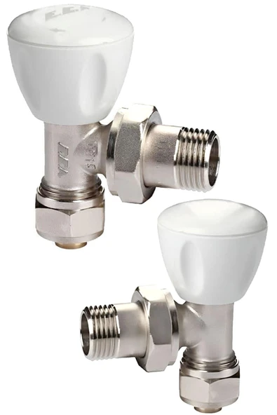 Eca RV3 Köşe Radyatör Vanası 2 Adet Pex 1/2''x16 mm 602120721 - Resim 6