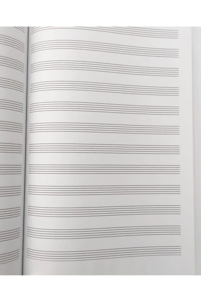 Kampus Kırtasiyem Ciltli Müzik Defteri - Nota Defteri (SİYAH) 55 Yaprak - 110 Sayfa - Resim 2