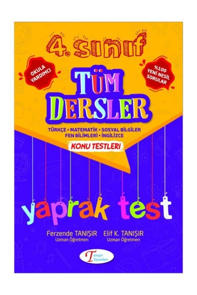 Tanışır Yayınları Tüm Dersler 4 Sınıf Soru Bankası ürün görseli 1