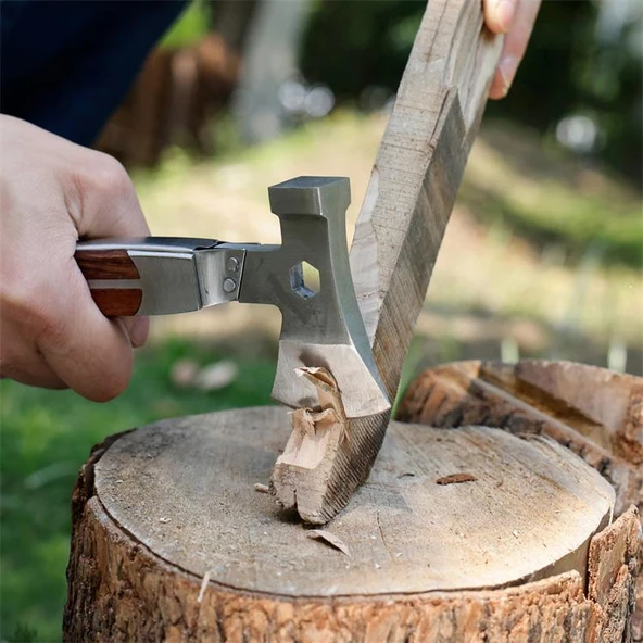 WORKPRO WP383001 12 IN 1 Çok Fonksiyonlu Profesyonel Mini Balta/Çekiç Alet Seti + Taşıma Kılıfı - Resim 7