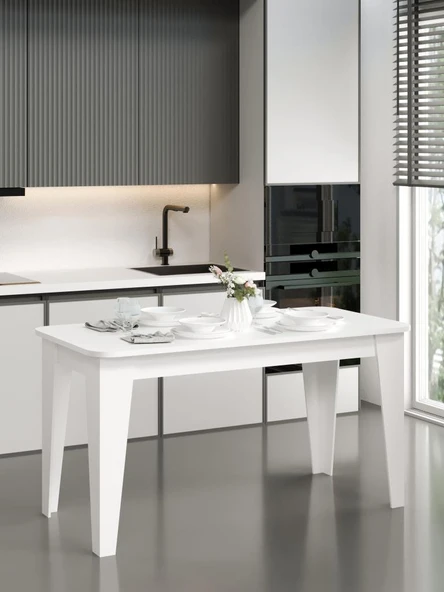 Kuzeylife Venezia Yemek Masası Beyaz ürün görseli