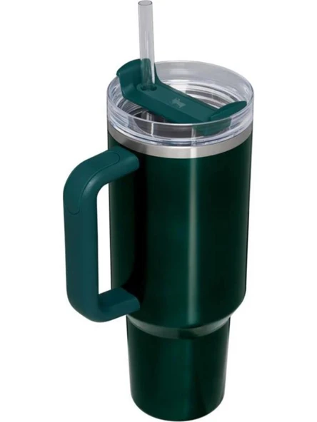 Stanley Quencher Yeşil 1.18 lt Pipetli Termos Bardak - Resim 2