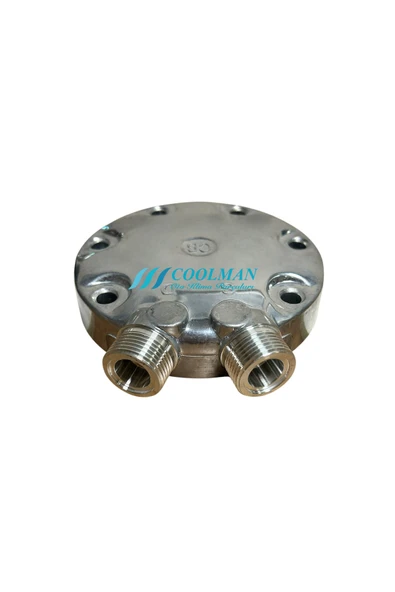 Cool man Klima Kompresör Arka Kapak SD7 Üstten Çıkış (Kalın-Kalın) - Resim 2