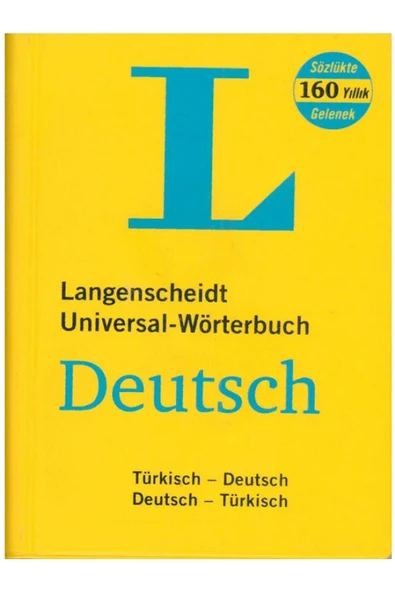 Açı Yayınları L Sözlük Deutsch Almança -Türkçe Langenscheidt Wörterbuch Türkçe İngilizce Langenscheidt Dictionary - Resim 3