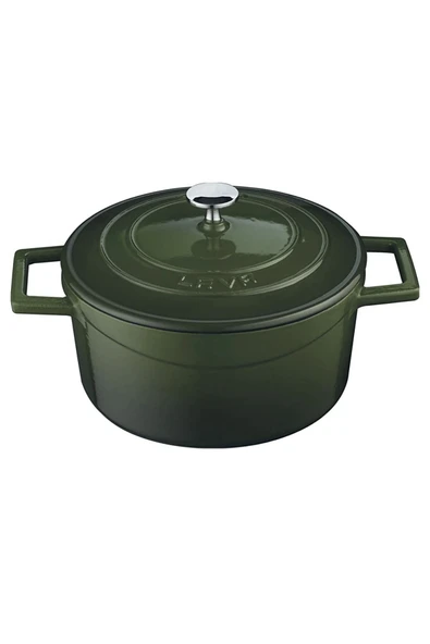 Lava Yuvarlak Döküm Demir Tencere Lv Y Tc 20 K2 O ürün görseli