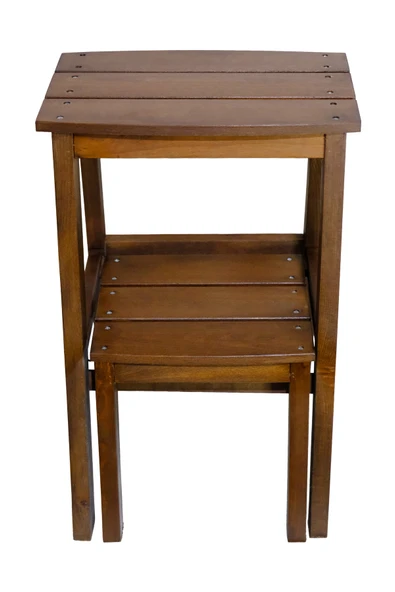 ARMES EV CONCEPT Çok Amaçlı Ahşap Merdiven Tabure – 2 Basamaklı - El Yapımı - Resim 5