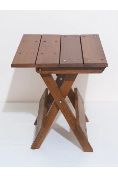 ARMES EV CONCEPT Açılır Kapanır Ahşap Tabure 35 cm | Şık ve Dayanıklı - Resim 2