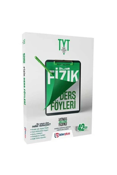 Kampus Kirtasiyem Tyt Fizik Konu Anlatımlı Ders Föyleri Lider Plus Yayınları ürün görseli 1