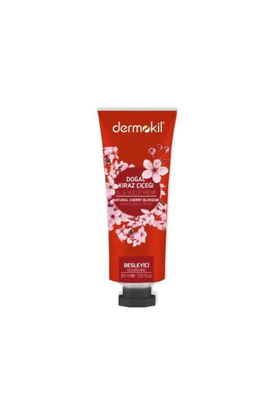 Dermokil 5'li set Kenevir Tohumu+Mango+Kiraz+Avakado+Zeytinyağlı Yağlı El ve Vücut Kremi 30 ml - Resim 4