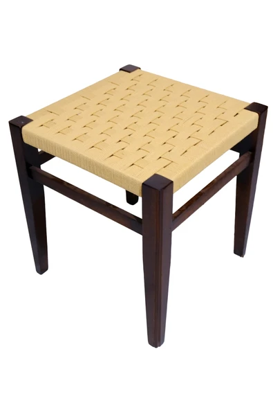 ARMES EV CONCEPT Örmeli Hasır Tabure ve Masa Takımı | 1 Masa - 4 Tabure - Resim 6