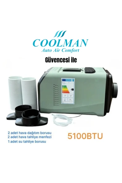 Cool man Taşınabilir Sıcak Soğuk Özellikli Portatif Klima (5100 BTU) - Resim 4