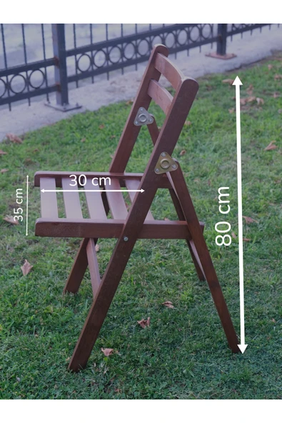 ARMES EV CONCEPT Açılır Kapanır Ahşap Sandalye | Pratik, Şık ve Dayanıklı - Resim 3