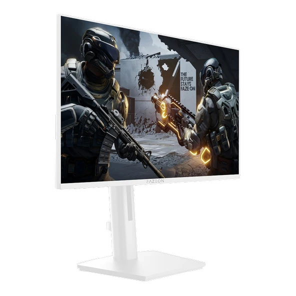 FAZEON X25F240PW 24.5'' 240Hz 0.5ms HDMI DP FreeSync G-Sync FHD Fast SS IPS Beyaz Gaming Monitör - Resim 2