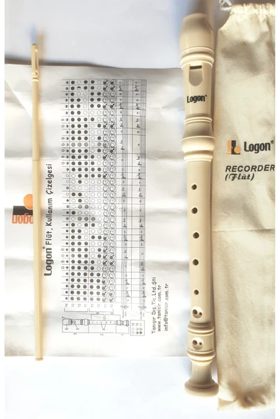 Logon Flüt Kılıflı+Temizleme Çubuğu ürün görseli