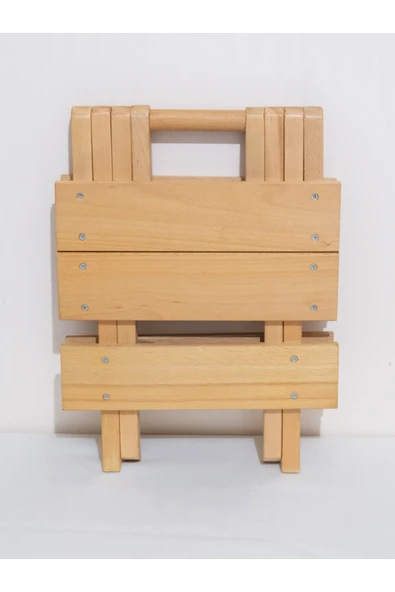 ARMES EV CONCEPT Açılır Kapanır Ahşap Tabure 35 cm | Şık ve Dayanıklı - Resim 3